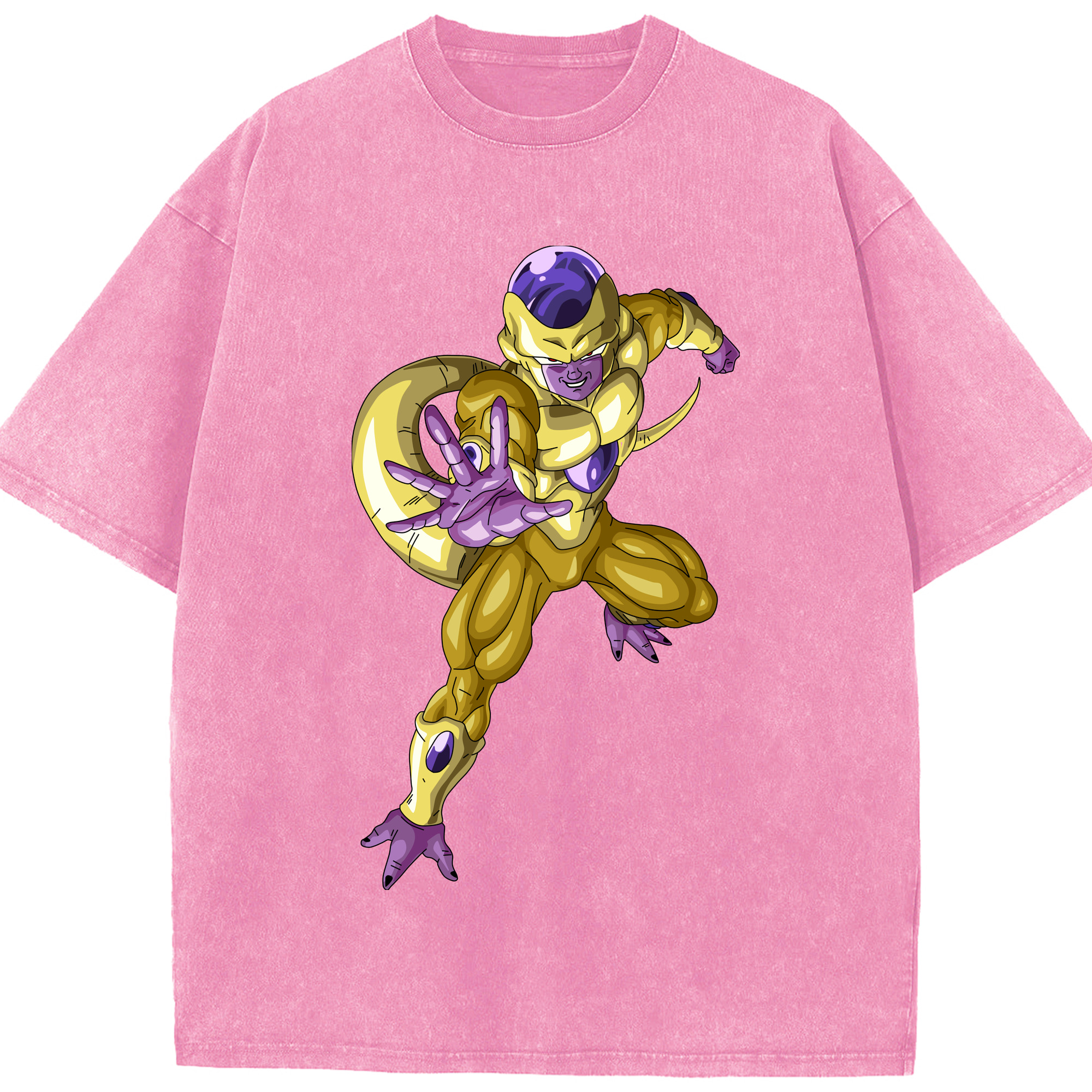 （画像用） ドラゴンボール フリーザ DRAGON BALL Frieza 綿100% ヴィンテージ風 半袖Tシャツ（フロントプリント）